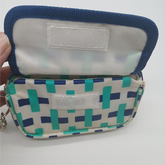 Scout Wristlet Wallet Keychain Clutch Purse Geometric Print Minimalist READ - Picture 3 of 4